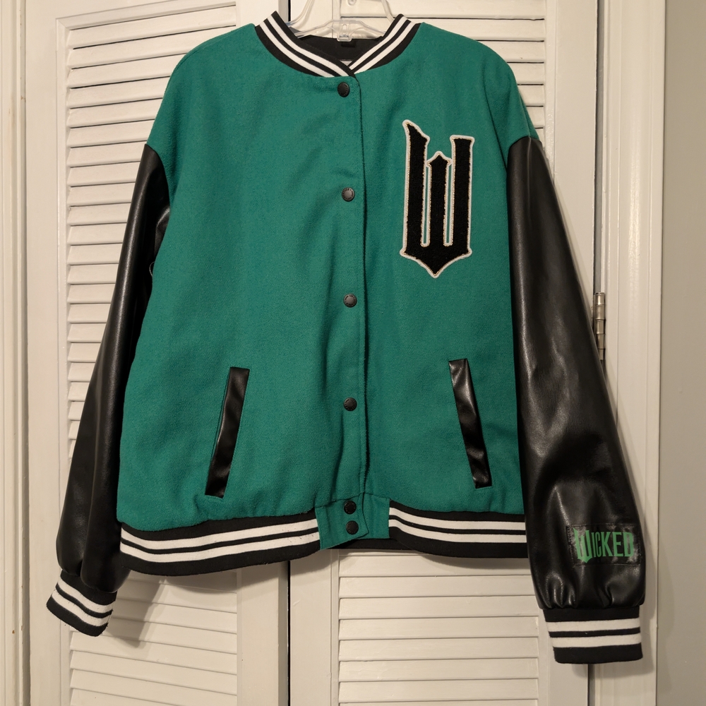 Justice Green and Black Kids Jacket